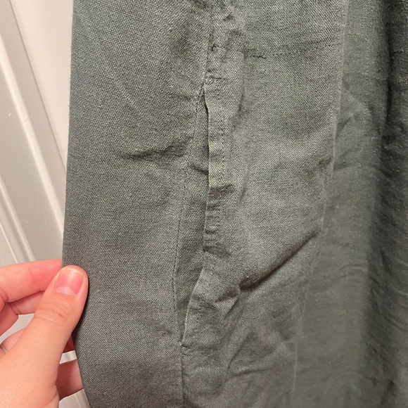 Universal Thread Sage Green V-Neck Jumpsuit - Picture 3 of 3